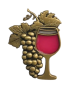 Preview: IN VINO VERITAS Geocoin - red wine