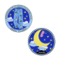 Preview: 2025 Geocaching in Your Pajamas Day Geocoin