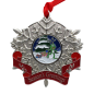 Preview: 2024 Geocaching HQ Snowflake Ornament - Signal the Frog®