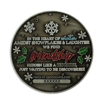 2024 3D Snow Globe Geocoin