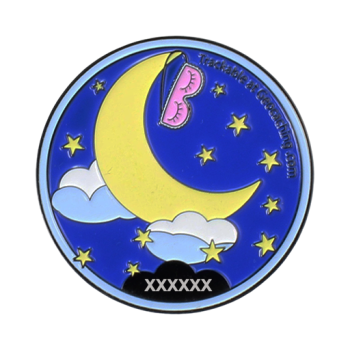 2025 Geocaching in Your Pajamas Day Geocoin