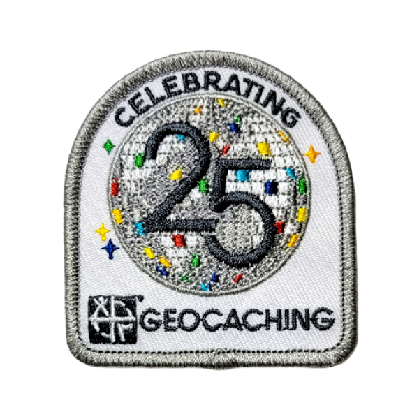 25 Years of Geocaching Patch