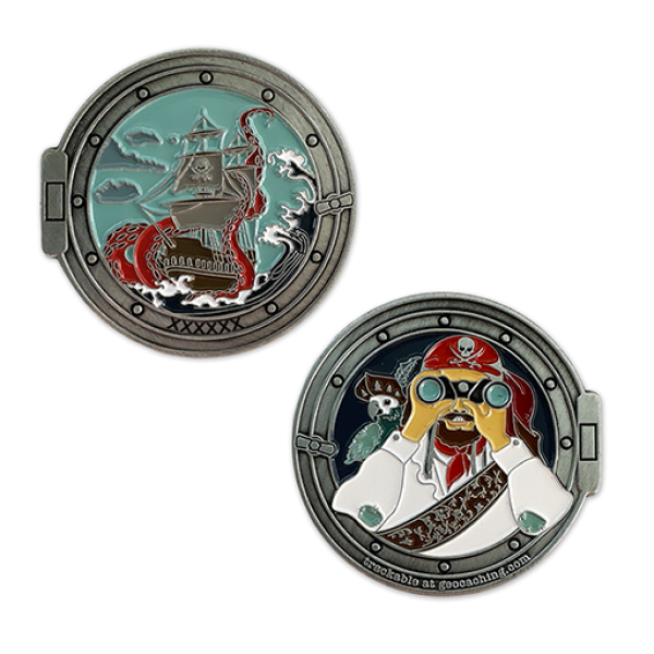 2024 Pirate Geocoin - Get Kraken!