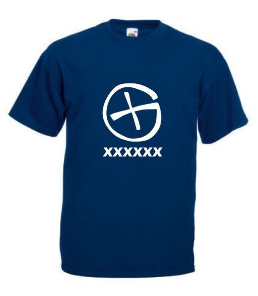 T-Shirt witht GX-Logo and Tracking Nummer