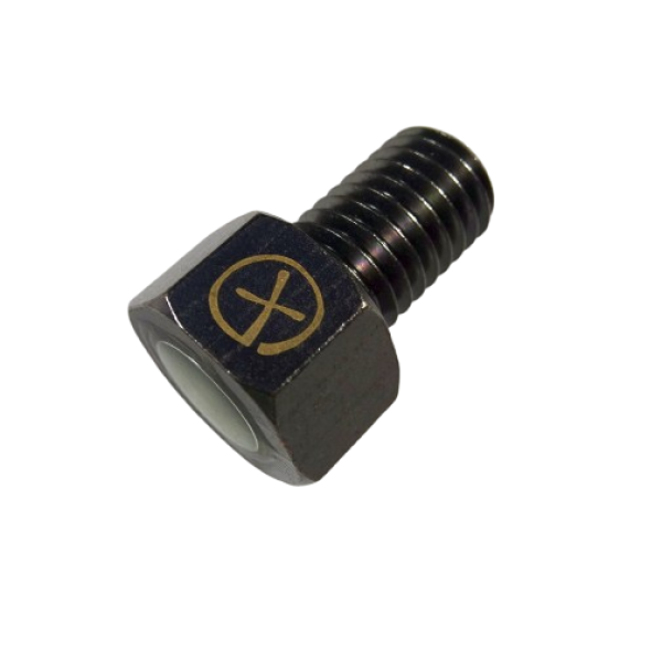 Magnetic Bolt Geocache - black nickel